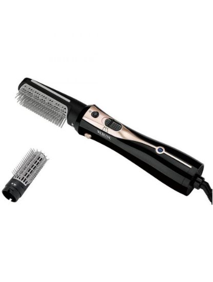 استشوار ريبون بفرشاة 1200 واط أسود RE-2137 - Rebune Hair Dryer Brush