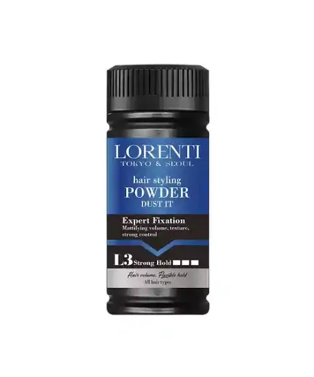 بودرة تكثيف الشعر مضهر طبيعي كثيف 20 جرام   Lorenti Hair Styling Powder L3 Medium Hold 20Gr