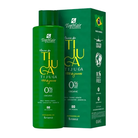 بروتين شعر برازيلي بارا دا تيجوكا من شركة توب هير كوزمتكس 1 لتر 