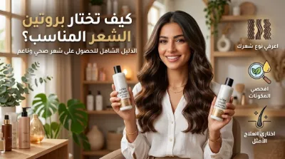 كيف تختار بروتين الشعر المناسب للحصول على شعر صحي وناعم