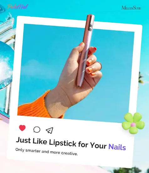 MelodySusie PocketNail PC100GR | مبرد أظافر محمول للسفر